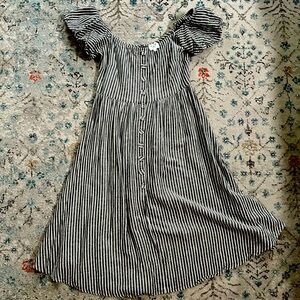 Mid length off shoulder dress